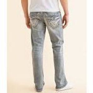 Salvage Supply Company Buckle Mayhem Straight Jeans Sz 34
